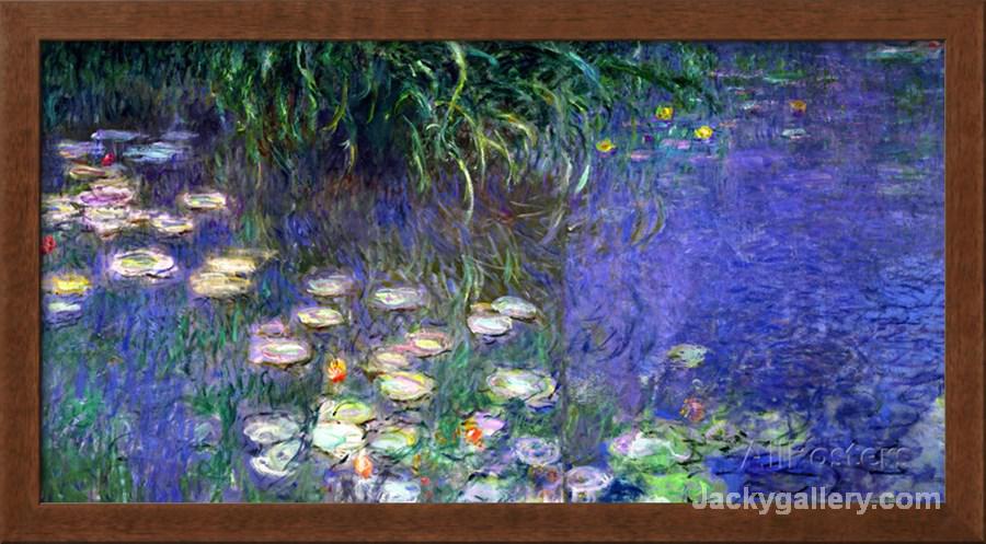 Waterlilies (Les Nympheas), Study of the Morning Water by Claude Monet paintings reproduction